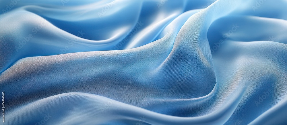 Soft Blue Silk Fabric Soft Blue Silk Fabric
