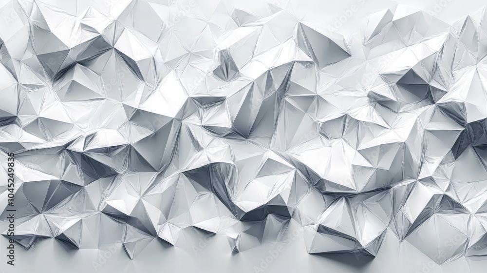 Abstract white crumpled paper texture with sharp angles and folds, creating a modern and dynamic visual effect. Abstract white crumpled paper texture with sharp angles and folds, creating a modern and dynamic visual effect.