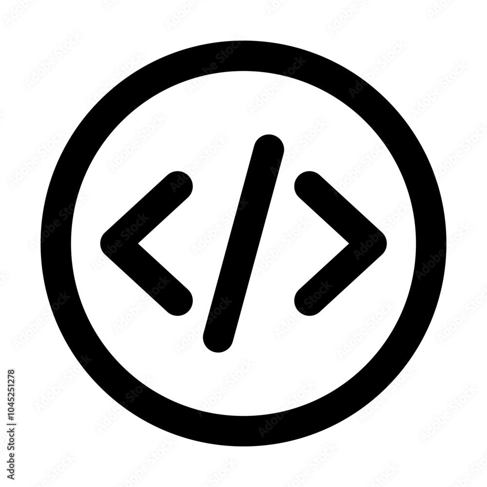  code, code icons, code   icon editable stroke outline icon isolated on white background flat vector illustration. Pixel perfect. 64 x 64.