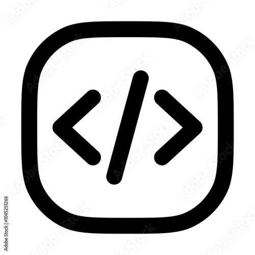 code, code icons, code   icon editable stroke outline icon isolated on white background flat vector illustration. Pixel perfect. 64 x 64.