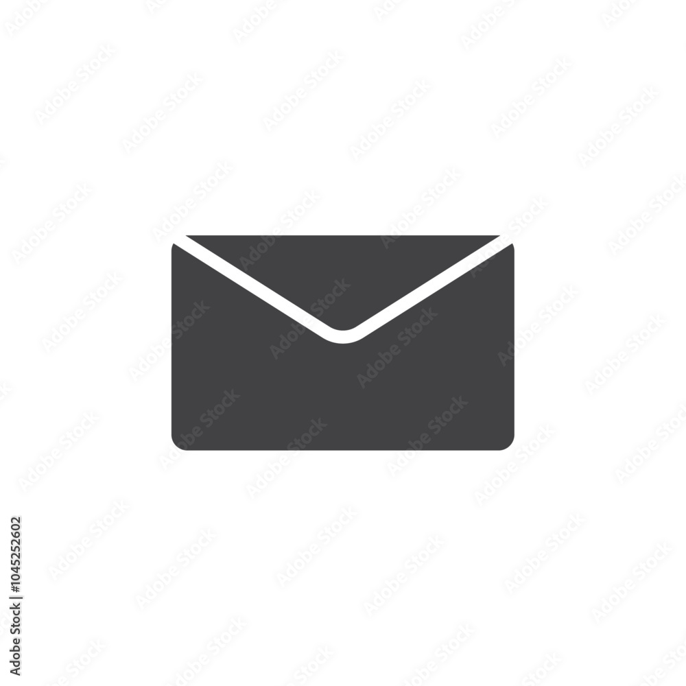 Mail Icon Symbol mark in filled style Mail Icon Symbol mark in filled style