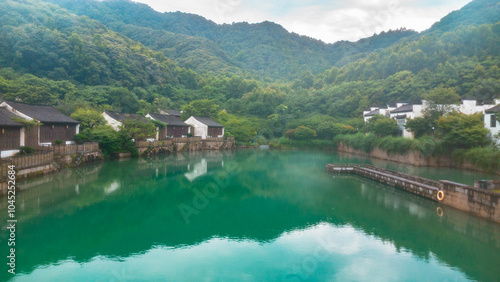 Shaoxing, Zhejiang Province - Aerial photography of classical architecture