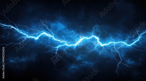 Lightning bolt against a dark backdrop