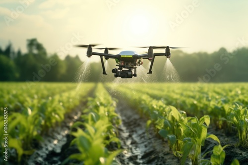 Agriculture farm helicopter outdoors.