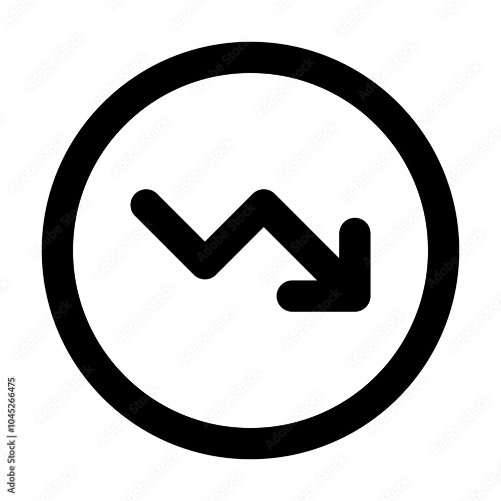 trenddown, trenddown icons, trenddown icon editable stroke outline icon isolated on white background flat vector illustration. Pixel perfect. 64 x 64. trenddown, trenddown icons, trenddown icon editable stroke outline icon isolated on white background flat vector illustration. Pixel perfect. 64 x 64.