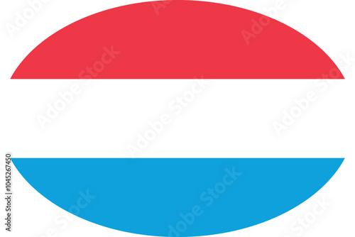 Oval shaped national flag of the European country of LUXEMBOURG Free Download Oval shaped national flag of the European country of LUXEMBOURG - GFXLoad