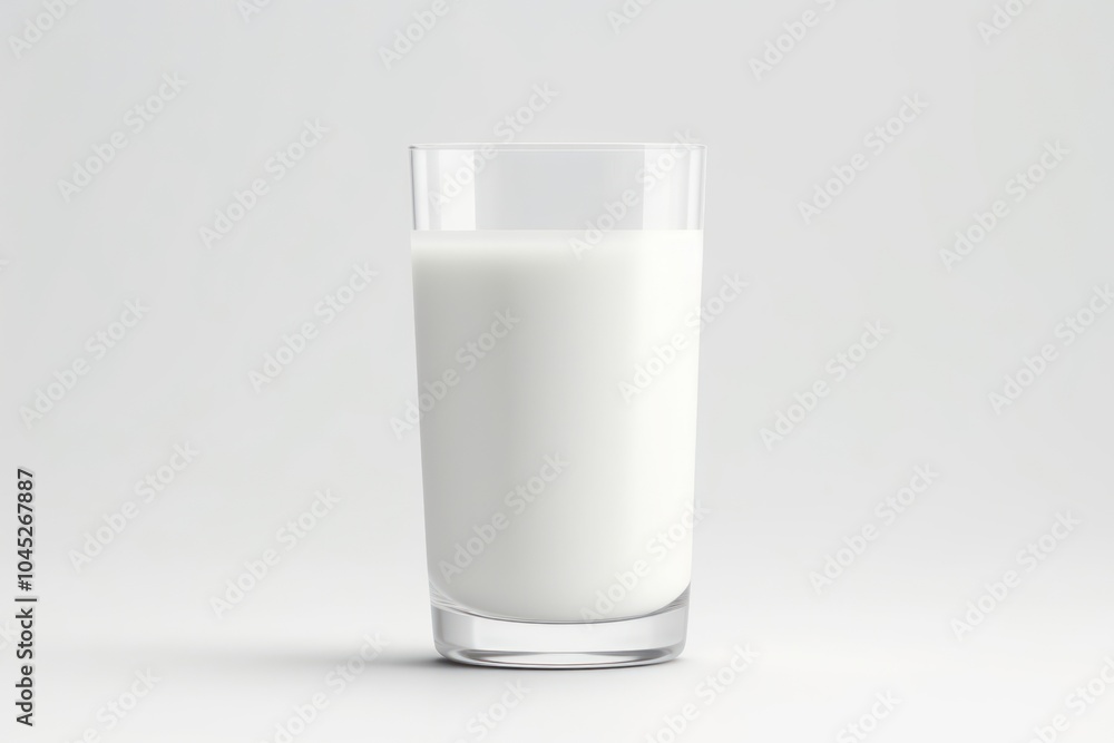 Milk glass dairy drink. Milk glass dairy drink.