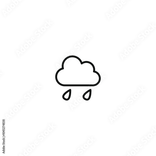 Weather icon. Weather icon set. Linear style.
