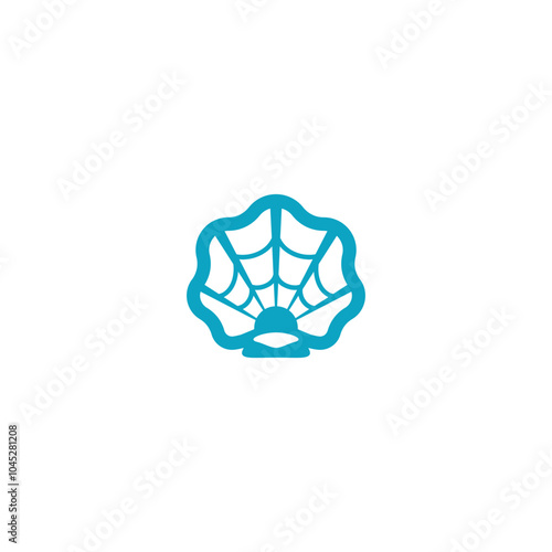 Sea shell logo inspiration. abstract pearl shell icons Vector illustration. Shell vector icon