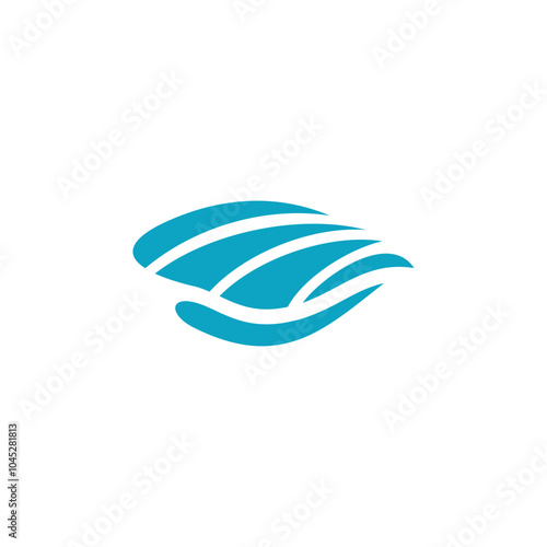 Sea shell logo inspiration. simple calm pearl shell icons Vector illustration. Shell vector icon