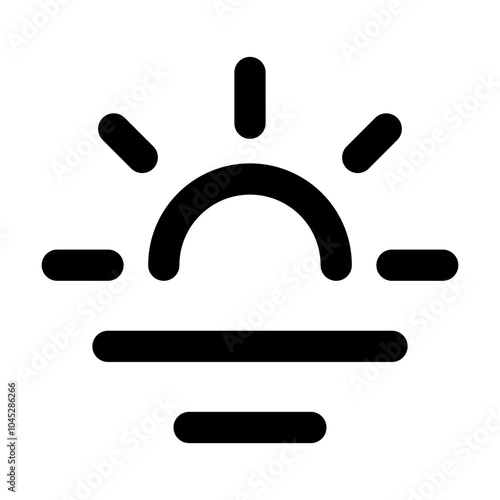 sunddown,sundown  icons,  sundown  icon editable stroke outline icon isolated on white background flat vector illustration. Pixel perfect. 64 x 64.
