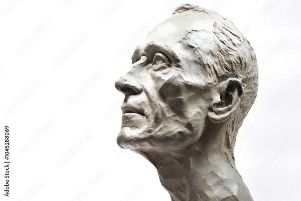 Obraz premium Sculpture portrait statue photo.