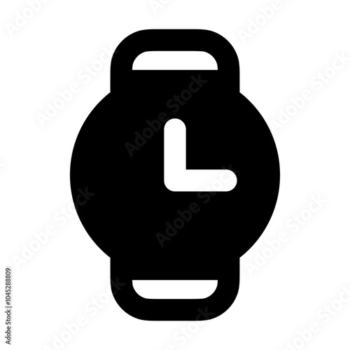 watch,watch icons, watch icon editable stroke outline icon isolated on white background flat vector illustration. Pixel perfect. 64 x 64.