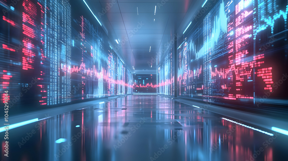 3D Quantum Computer Trading Floor Close Up Concept Processing Financial Data with Holographic Stock Market Displays in Futuristic White Environment Icon 3D Quantum Computer Trading Floor Close Up Concept Processing Financial Data with Holographic Stock Market Displays in Futuristic White Environment Icon