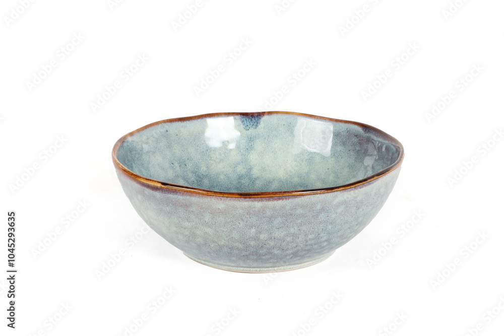 modern empty bowl isolated on white background modern empty bowl isolated on white background