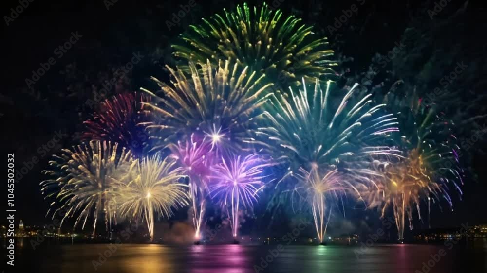 fireworks over the river fireworks over the river
