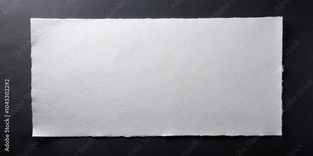 Clean and minimalist white paper on dark background Clean and minimalist white paper on dark background