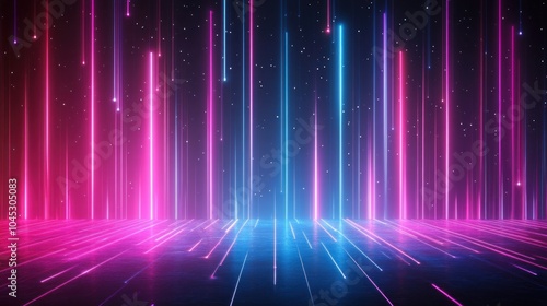 Soft neon glow background with gentle transitions between light hues and vibrant neon.