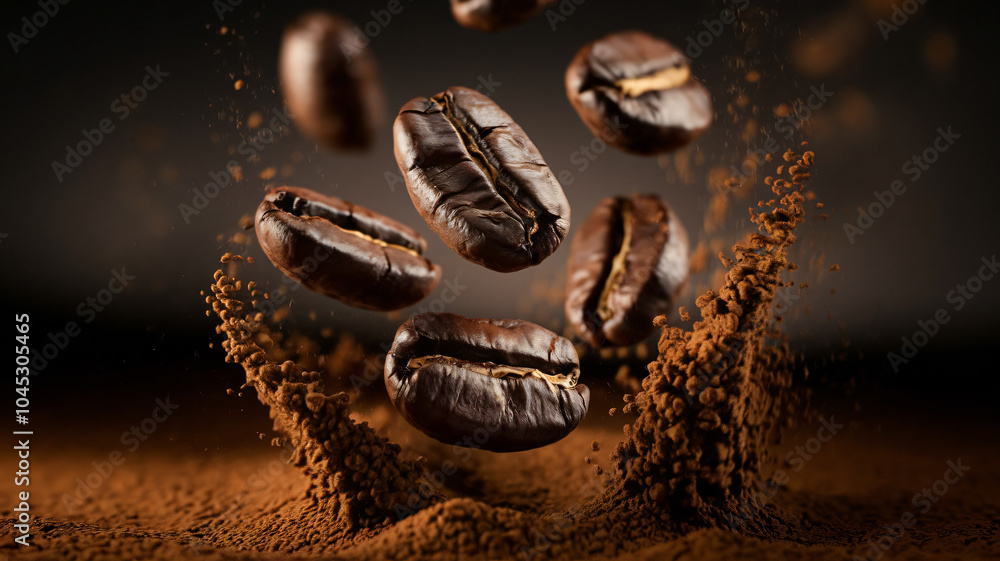 Close-Up Of Coffee Beans No.003 Close-Up Of Coffee Beans No.003