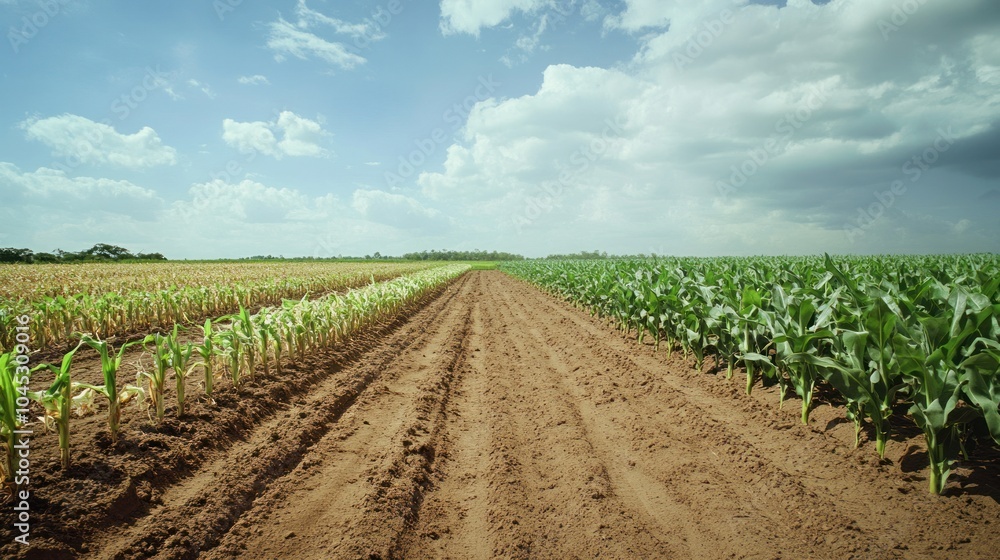 The effect of global warming on food security, with impacted agricultural lands and lower crop yields. The effect of global warming on food security, with impacted agricultural lands and lower crop yields.