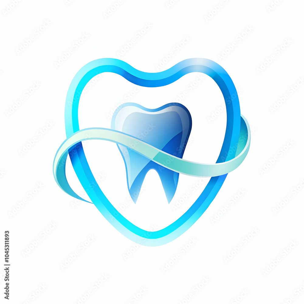 Dental care tooth icon logo design Dental care tooth icon logo design