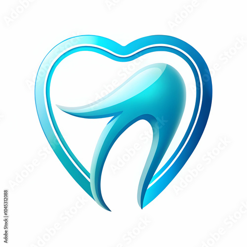 Dental care tooth icon logo design