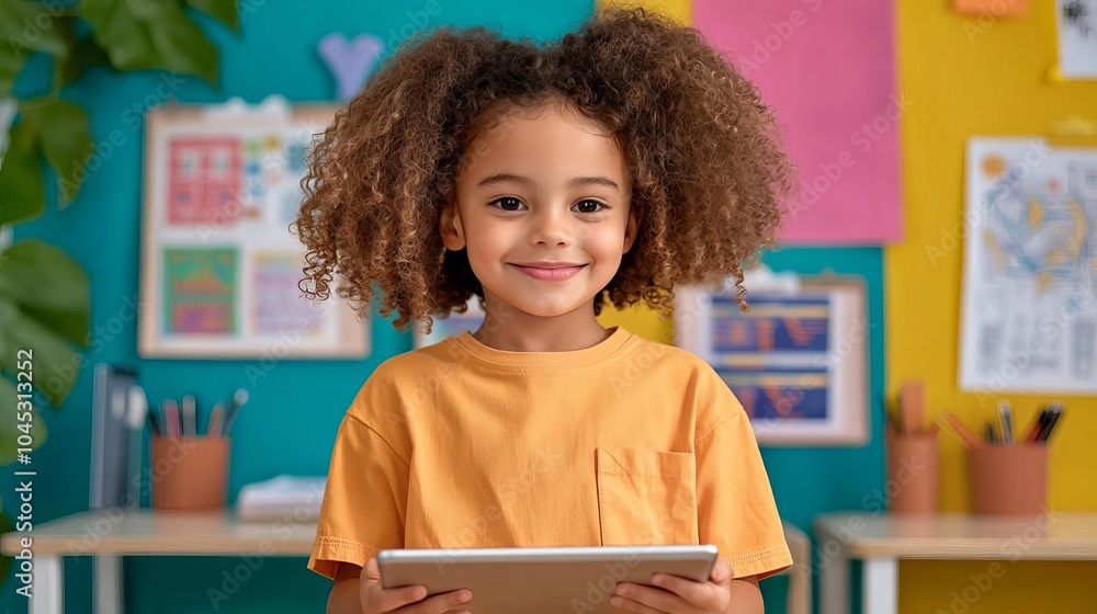 STEM Class for Beginners with young kids learning basic coding on tablets