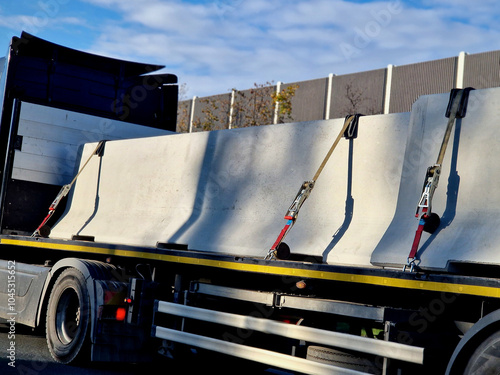 Concrete barriers ensure above-standard strength and extreme resistance to the action of water and chemical de-icing substances. photo