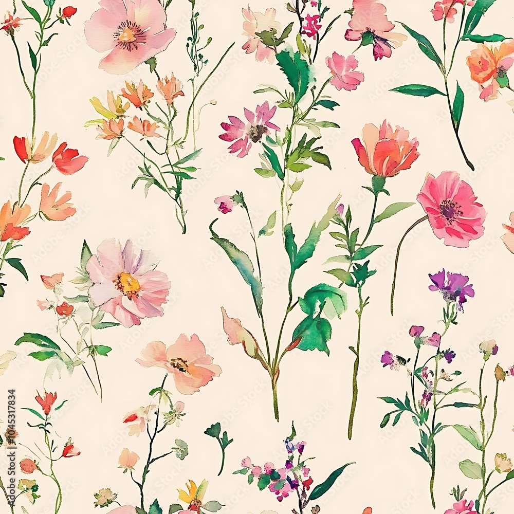 A pattern of small,Tropical pattern design,Blossom floral, Blooming realistic isolated flowers. A pattern of small,Tropical pattern design,Blossom floral, Blooming realistic isolated flowers.