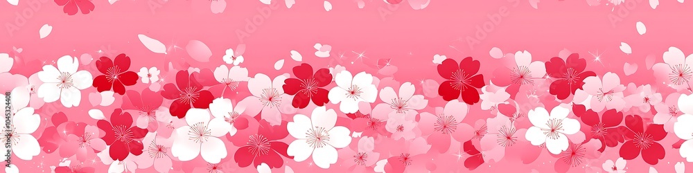 Fototapeta premium Softly Rendered Cherry Blossoms in Gentle Shades