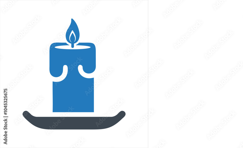 Candle icon. Candlelight. Candle flame icon Candle icon. Candlelight. Candle flame icon
