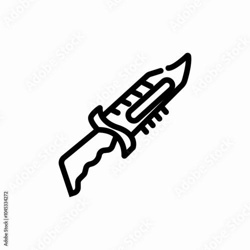 knife royalty icon sign vector