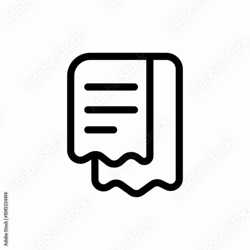 legal notice icon sign vector