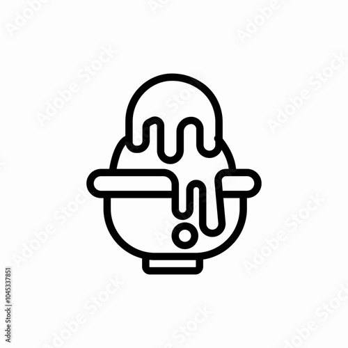 pastry chef icon sign vector