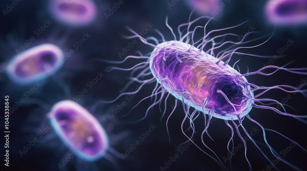 Microscopic World: Unveiling the Intricate Beauty of a Bacterium Microscopic World: Unveiling the Intricate Beauty of a Bacterium