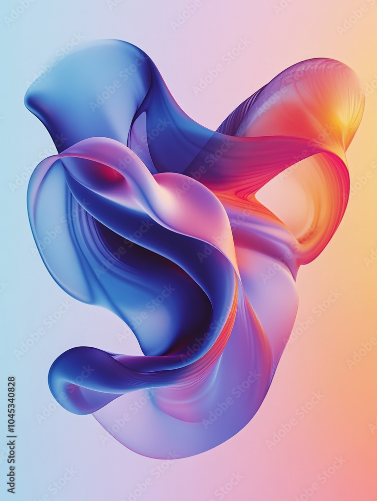 Obraz premium abstract flowing colors