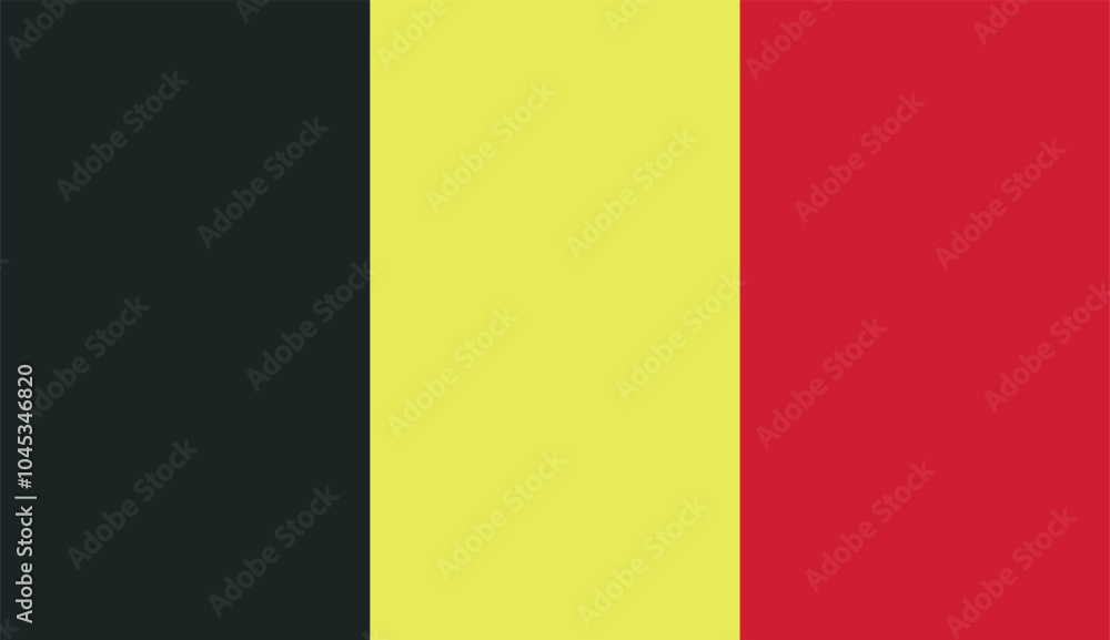 Fototapeta premium Belgium vector flag Beautiful flag in eps Flag icon
