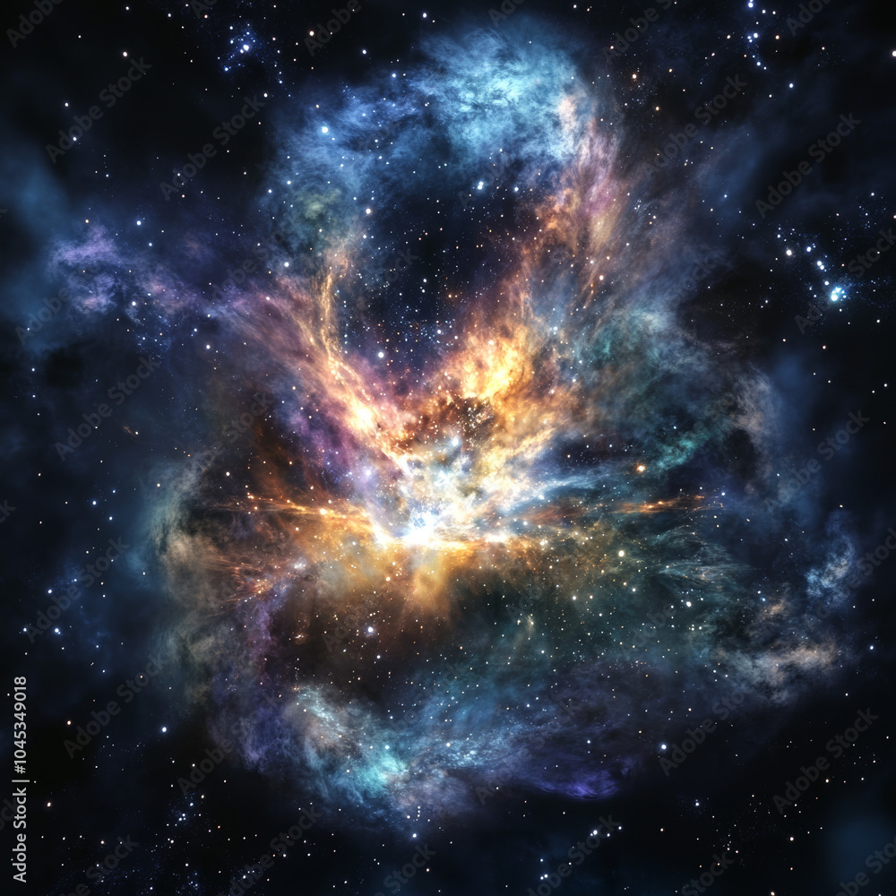 Fototapeta premium space galaxy in space