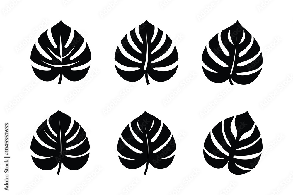 Leaves Collection Iconic Logos, Elegant Silhouettes, and Intricate Vector Illustrations Leaves Collection Iconic Logos, Elegant Silhouettes, and Intricate Vector Illustrations