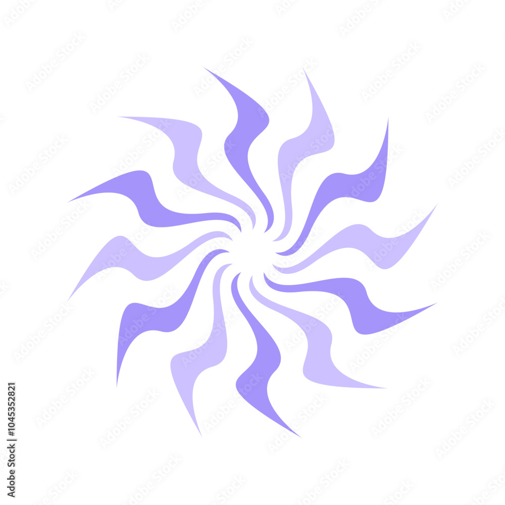 Fototapeta premium Simple purple circle elements vector illustration, abstract purple circle icon vector 
