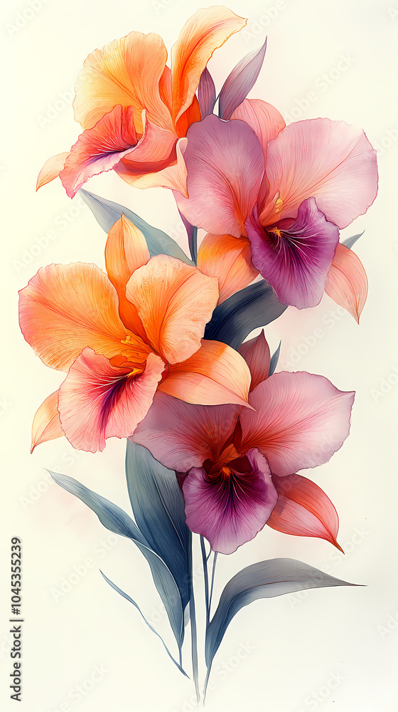 A delicate close-up of a blooming cattleya orchid in a spring garden, showcasing the beauty of nature with its bright petals . A delicate close-up of a blooming cattleya orchid in a spring garden, showcasing the beauty of nature with its bright petals .