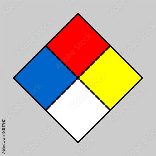 Blank Nfpa 704 Hazard Diamond Sign