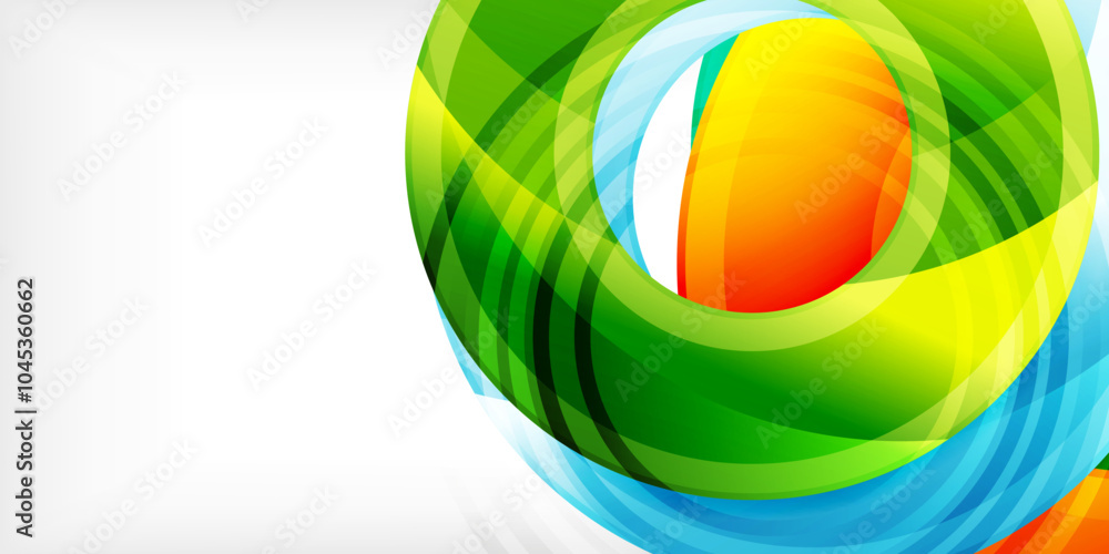 Fototapeta premium Circles, round elements, ring shapes premium background. Vector Illustration For Wallpaper, Banner, Background, Card, Book Illustration, landing page