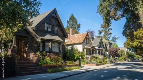 Charming Neighborhood with Tree-Lined Streets