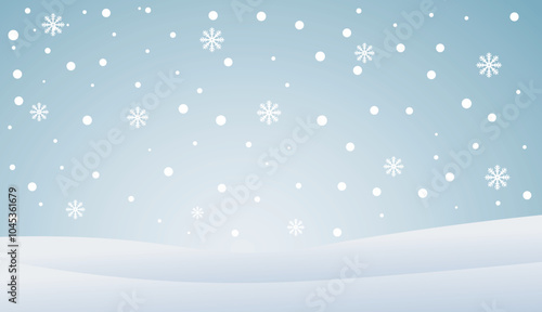 white snow falling abstract vector background