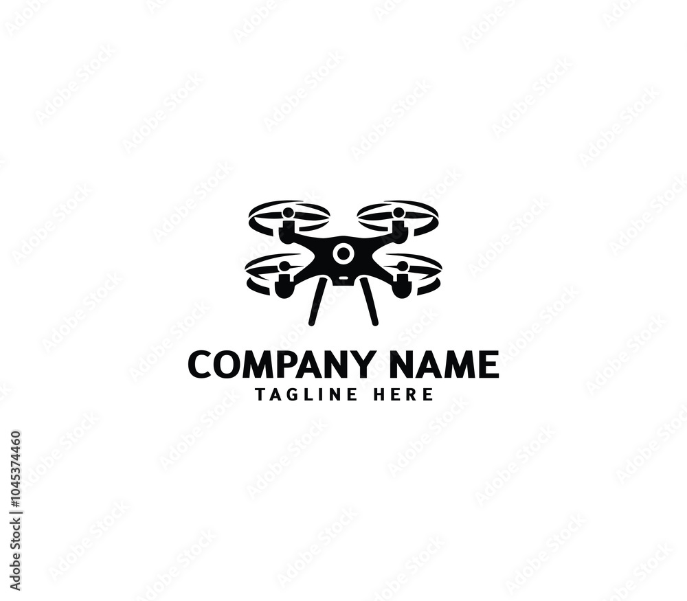 Vector drone logo design. Minimalist flying drone logo. modern drone logo. Simple Drone curved line Vector drone logo design. Minimalist flying drone logo. modern drone logo. Simple Drone curved line