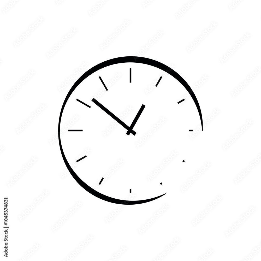 clock isolated on white clock isolated on white