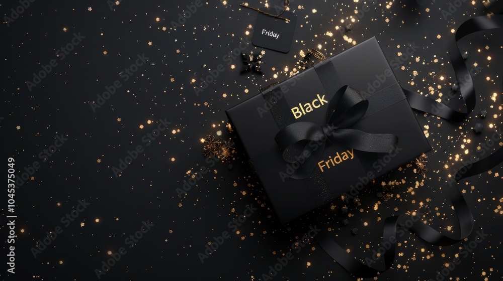 Obraz premium Black background with text