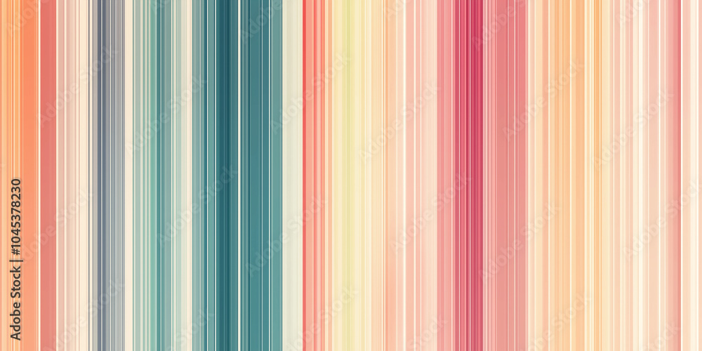 Obraz premium Colorful pastel background with vertical stripes creating abstract pattern