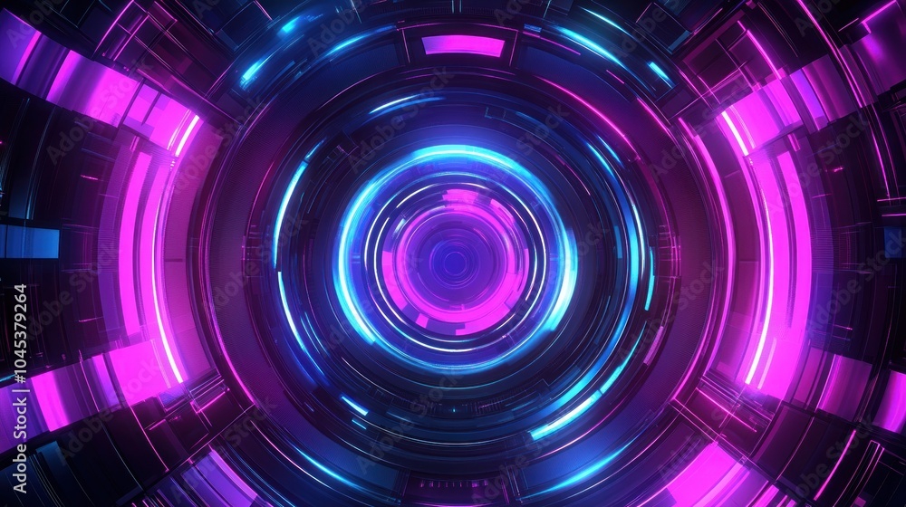 Futuristic Abstract Neon Background Design Futuristic Abstract Neon Background Design